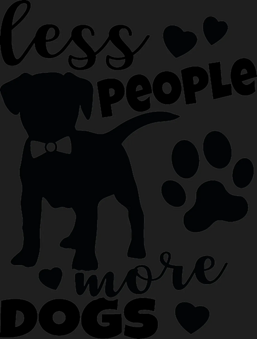 Love More Dog DTF Transfer Ready to Press