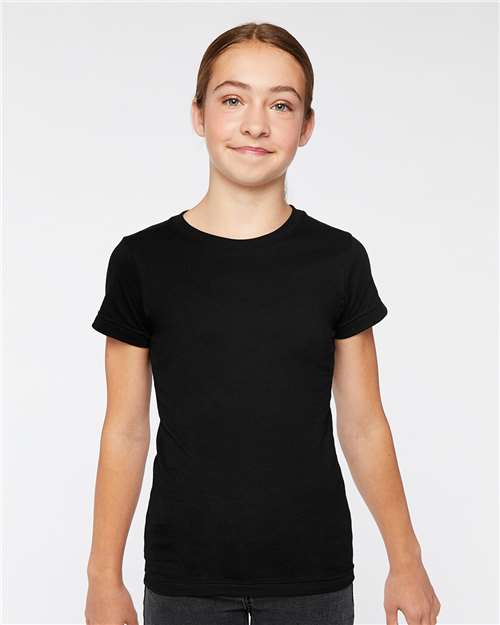 LAT - Girls' Fine Jersey Tee - M - 2616