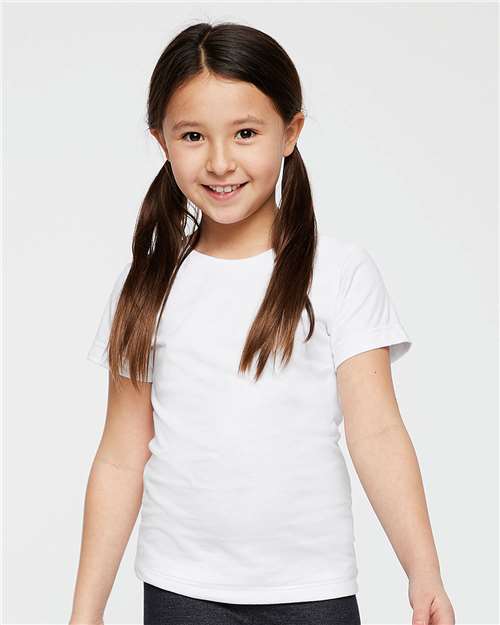 LAT - Girls' Fine Jersey Tee - M - 2616