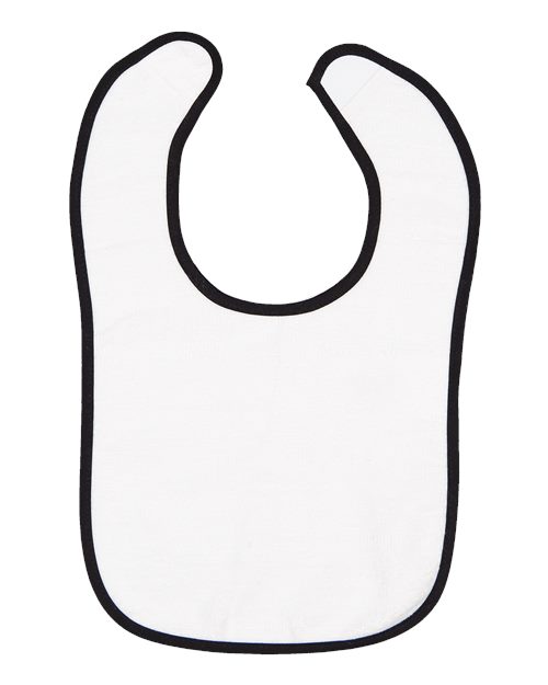 Infant Contrast Trim Terry Bib