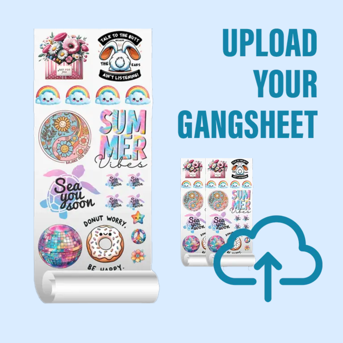 Upload DTF Gang Sheets