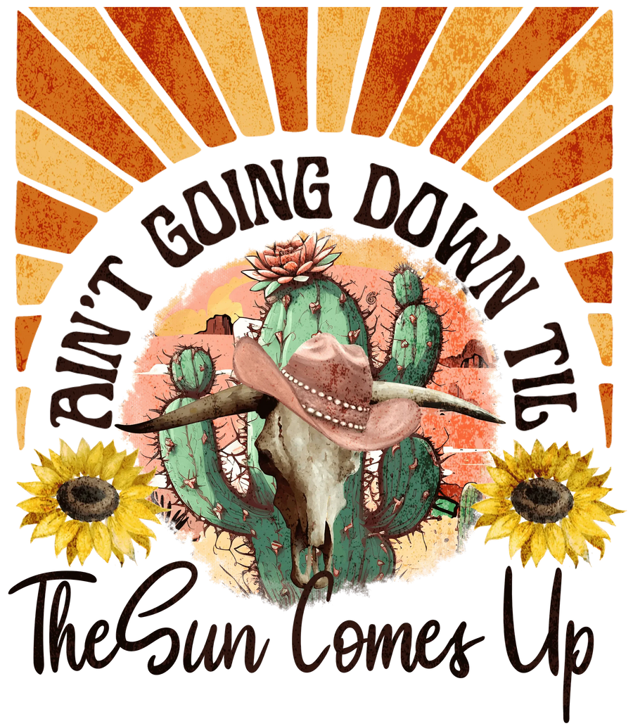 The Sun Comes Up Design - DTF Ready To Press