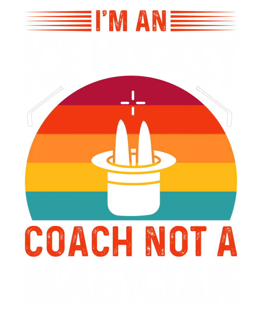 Ice Hockey Coach DTF Transfer Ready to Press