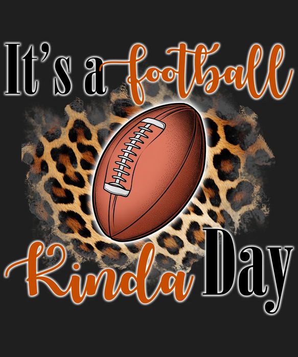 Football Game Day Leopard Print DTF Transfer