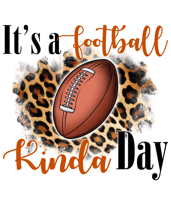 Football Game Day Leopard Print DTF Transfer