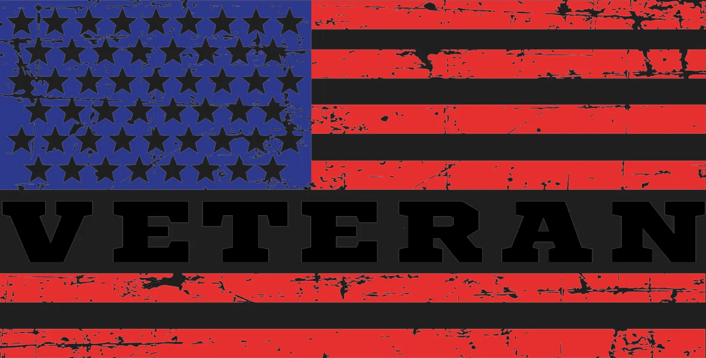 Patriotic Veteran DTF Transfer Ready to Press