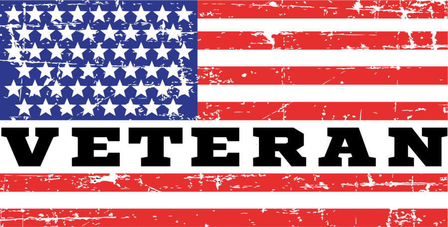 Patriotic Veteran DTF Transfer Ready to Press