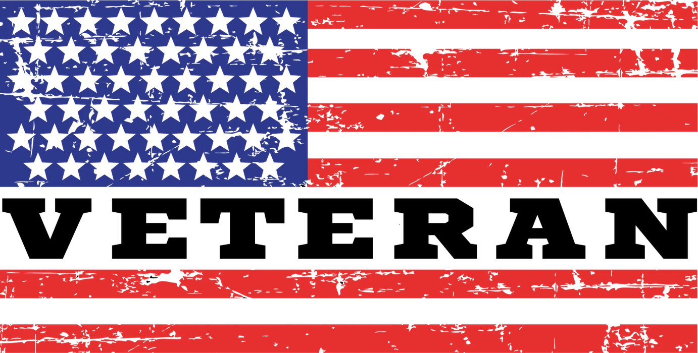 Patriotic Veteran DTF Transfer Ready to Press