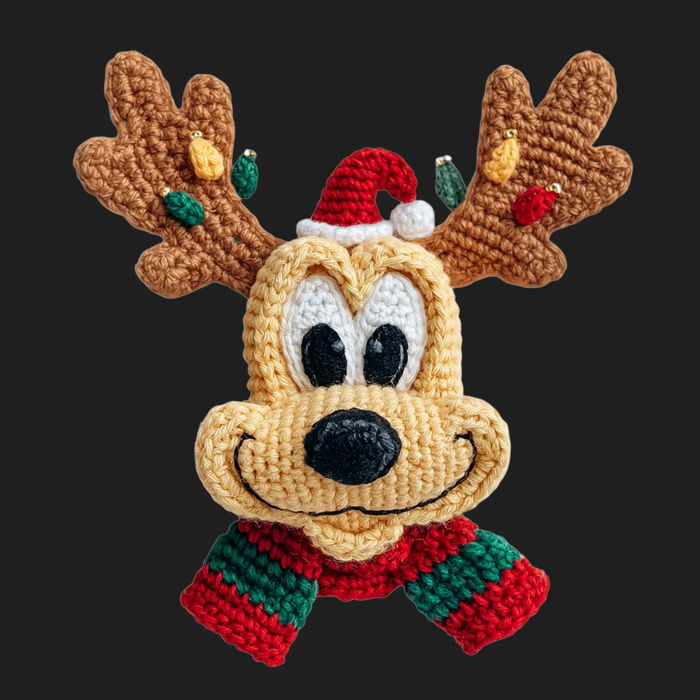 Holiday Reindeer DTF Transfer Ready to Press