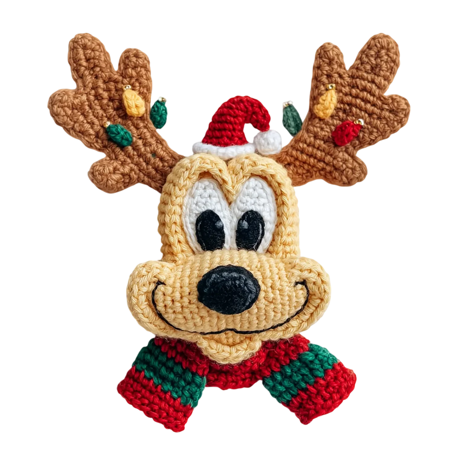 Holiday Reindeer DTF Transfer Ready to Press