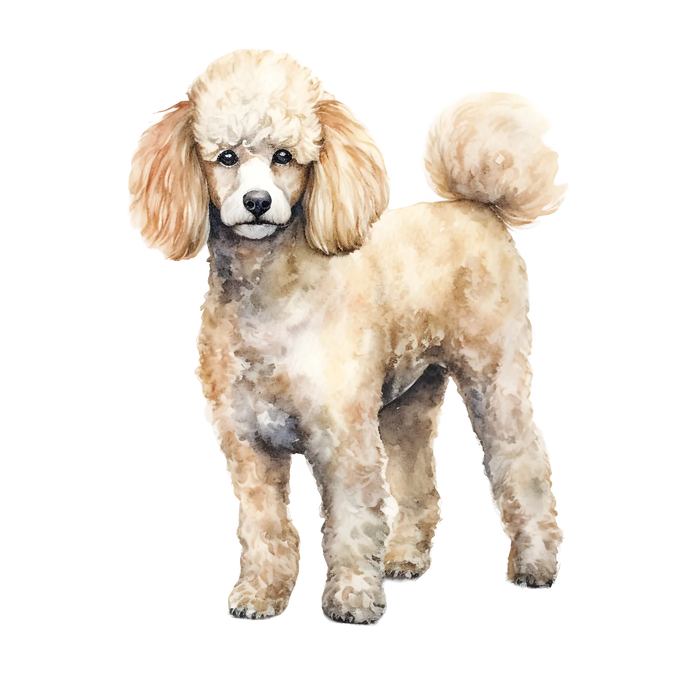 Poodle DTF Transfer Ready to Press