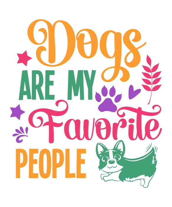 Dog Lovers DTF Transfer Ready to Press