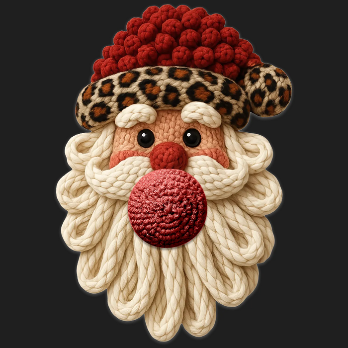 Santa Beard DTF Transfer Ready to Press