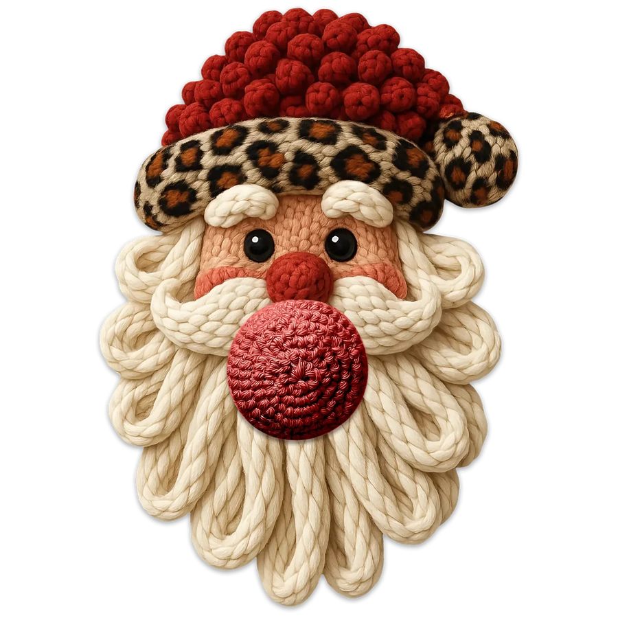 Santa Beard DTF Transfer Ready to Press
