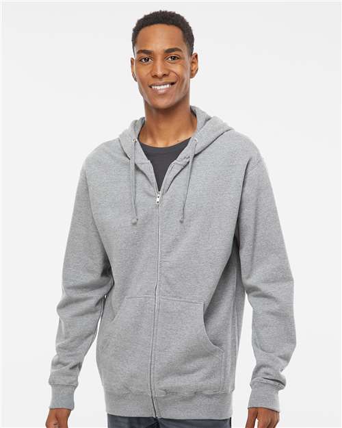 Independent Trading Co. - Midweight Full-Zip Hooded Sweatshirt - M - SS4500Z