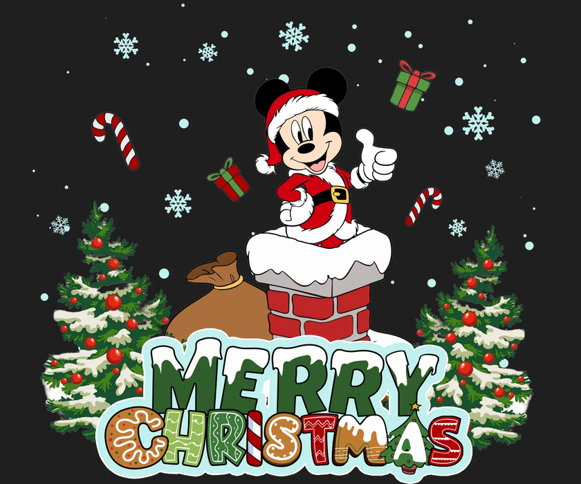 Christmas DTF Transfer Ready to Press Merry Christmas