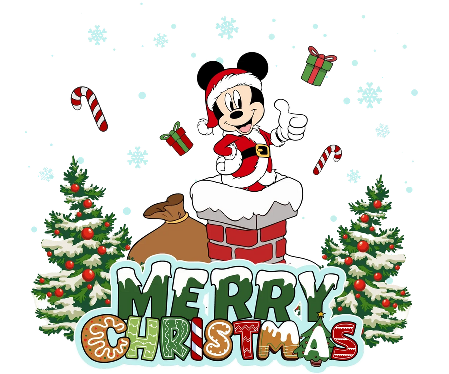 Christmas DTF Transfer Ready to Press Merry Christmas