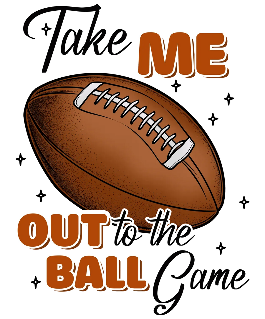 Football Game DTF Transfer Ready to Press