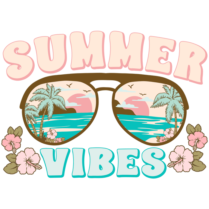 Cool Summer Vibes Design - DTF Ready To Press