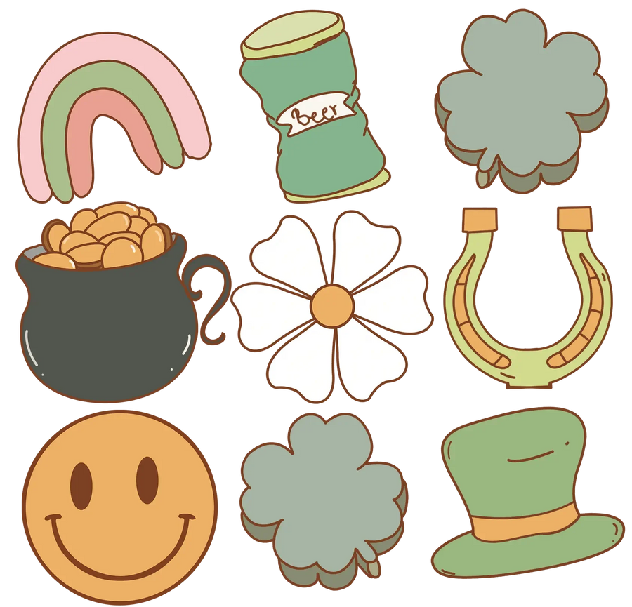 Lucky Charm Design - DTF Ready To Press
