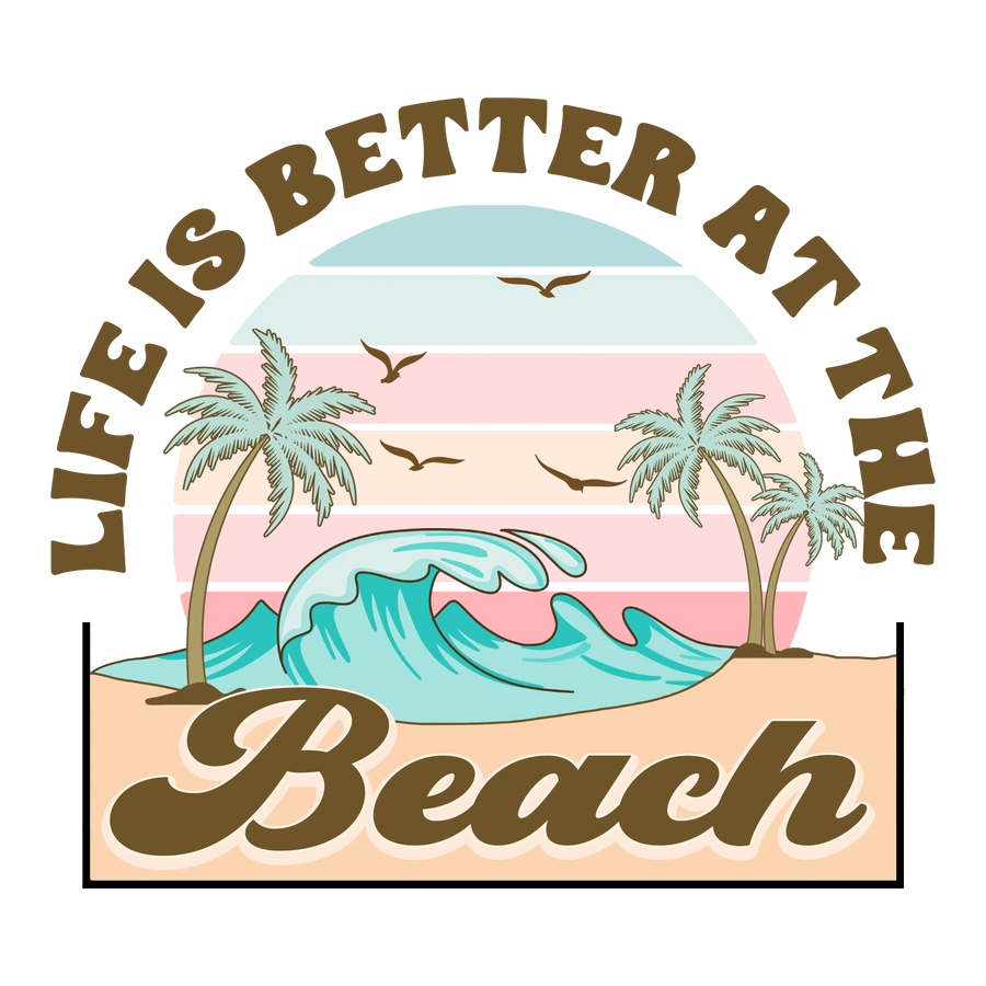 Beach Party Design - DTF Ready To Press