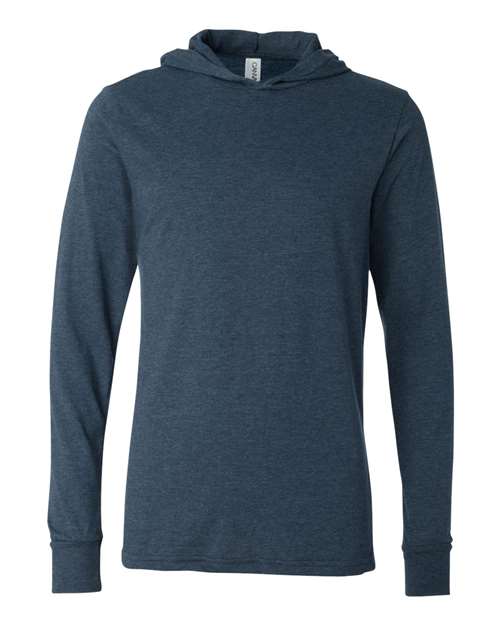 Jersey Hooded Long Sleeve Tee