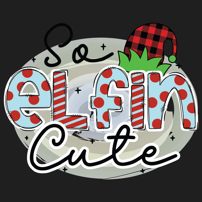 Elf & Elfin Cute DTF Transfer Ready to Press