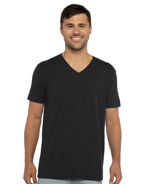 Sueded V-Neck T-Shirt