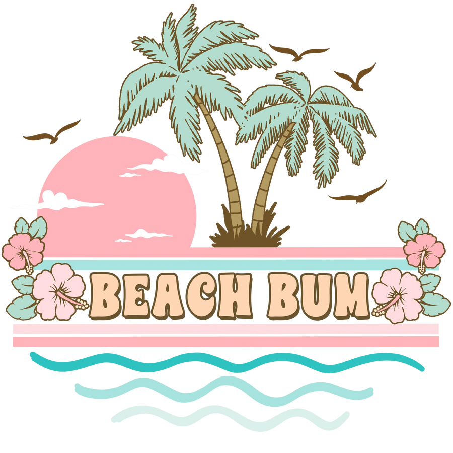 Beach Vacation Design - DTF Ready To Press