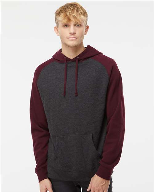 Raglan Hooded Sweatshirt