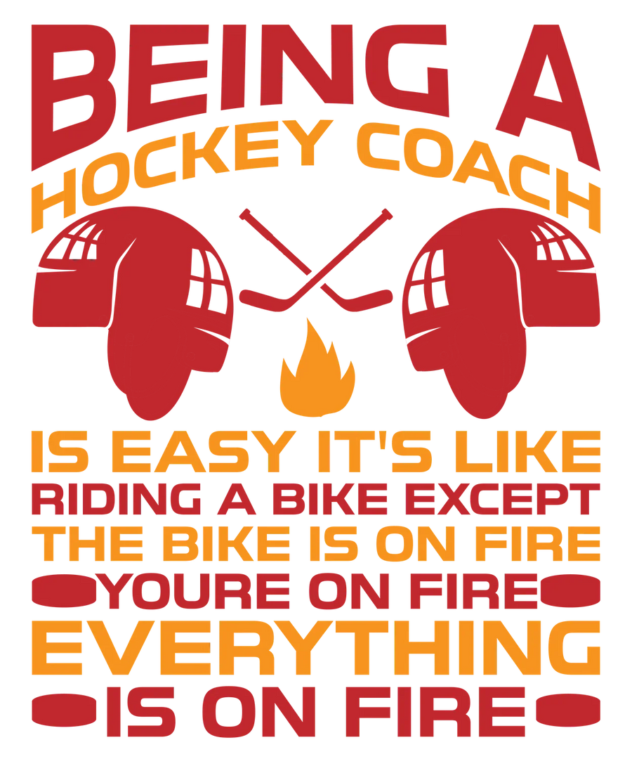 Hockey Coach DTF Transfer Ready to Press