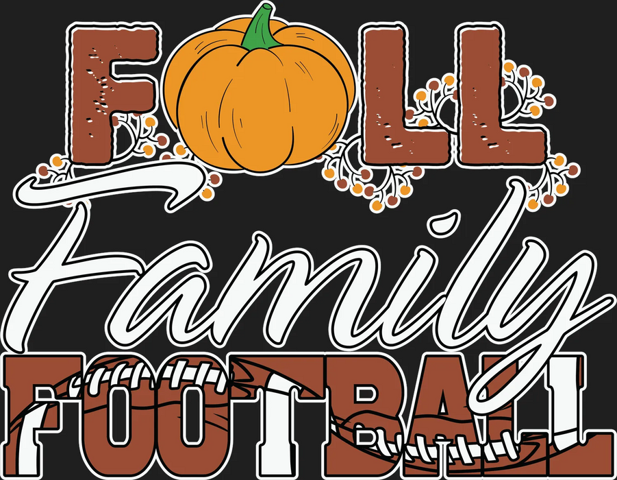 Fall Family Football DTF Transfer Ready to Press