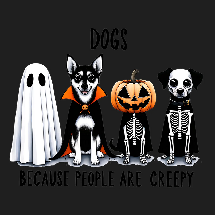 Halloween Dogs DTF Transfer Ready to Press