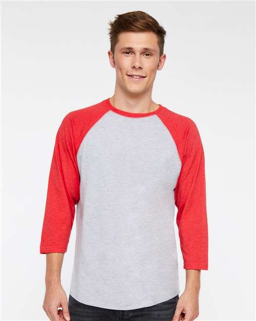 Baseball Fine Jersey Three-Quarter Sleeve Tee