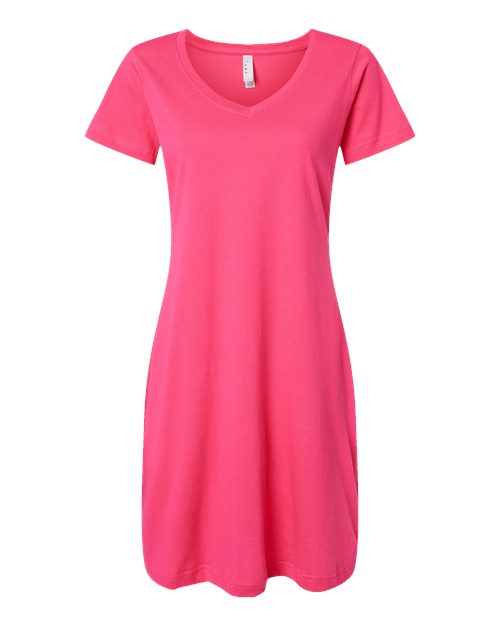 Women's Fine Jersey V-Neck Coverup