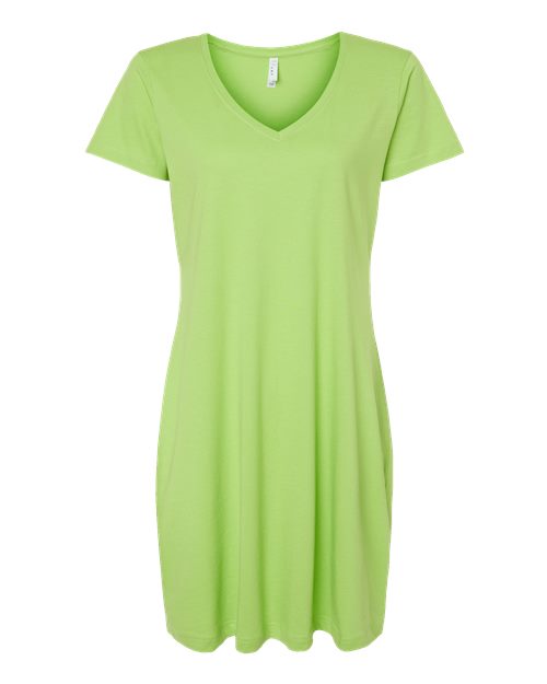 Women's Fine Jersey V-Neck Coverup