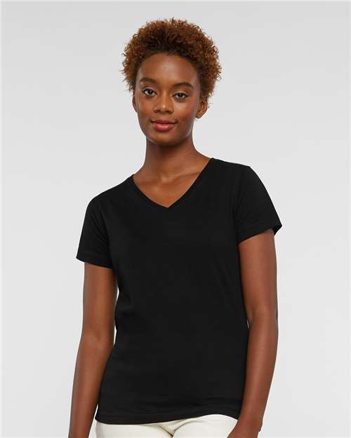 Women's Fine Jersey V-Neck Tee