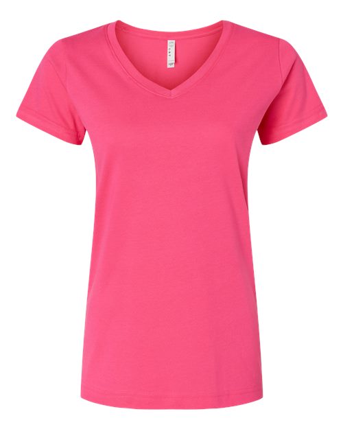 Women's Fine Jersey V-Neck Tee