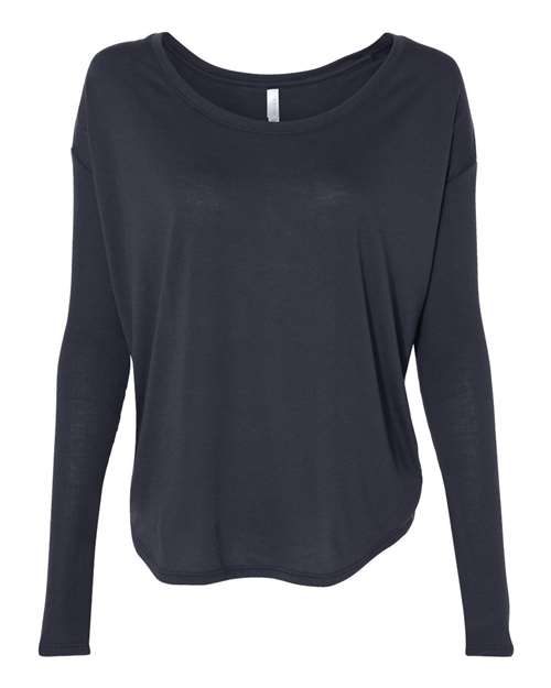 Women’s Flowy 2x1 Ribbed Long Sleeve Tee