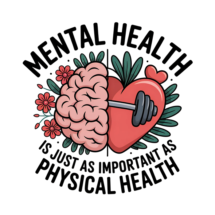 Mental Health Awareness DTF Transfer Ready to Press