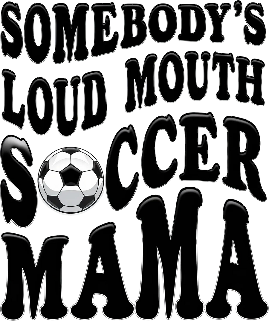 Soccer Mom DTF Transfer Ready to Press