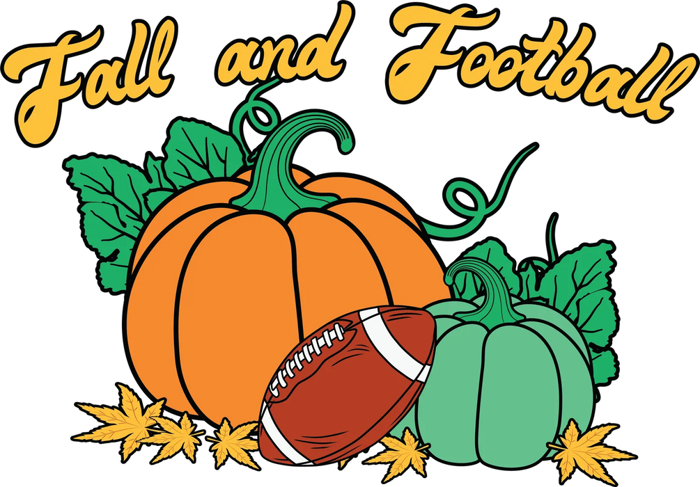 Fall and Football DTF Transfer Ready to Press