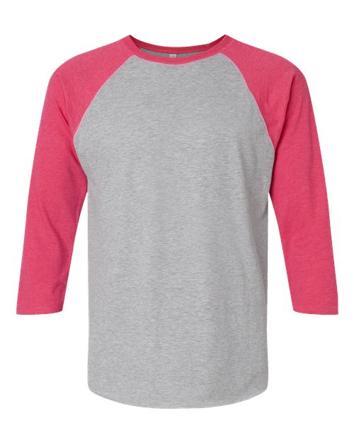 Baseball Fine Jersey Three-Quarter Sleeve Tee