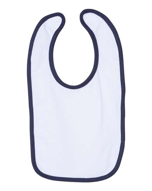 Infant Contrast Trim Premium Jersey Bib