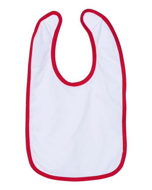 Infant Contrast Trim Premium Jersey Bib