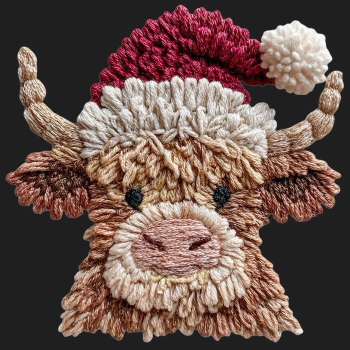 Holiday Alpaca DTF Transfer Ready to Press