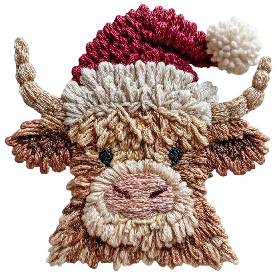 Holiday Alpaca DTF Transfer Ready to Press