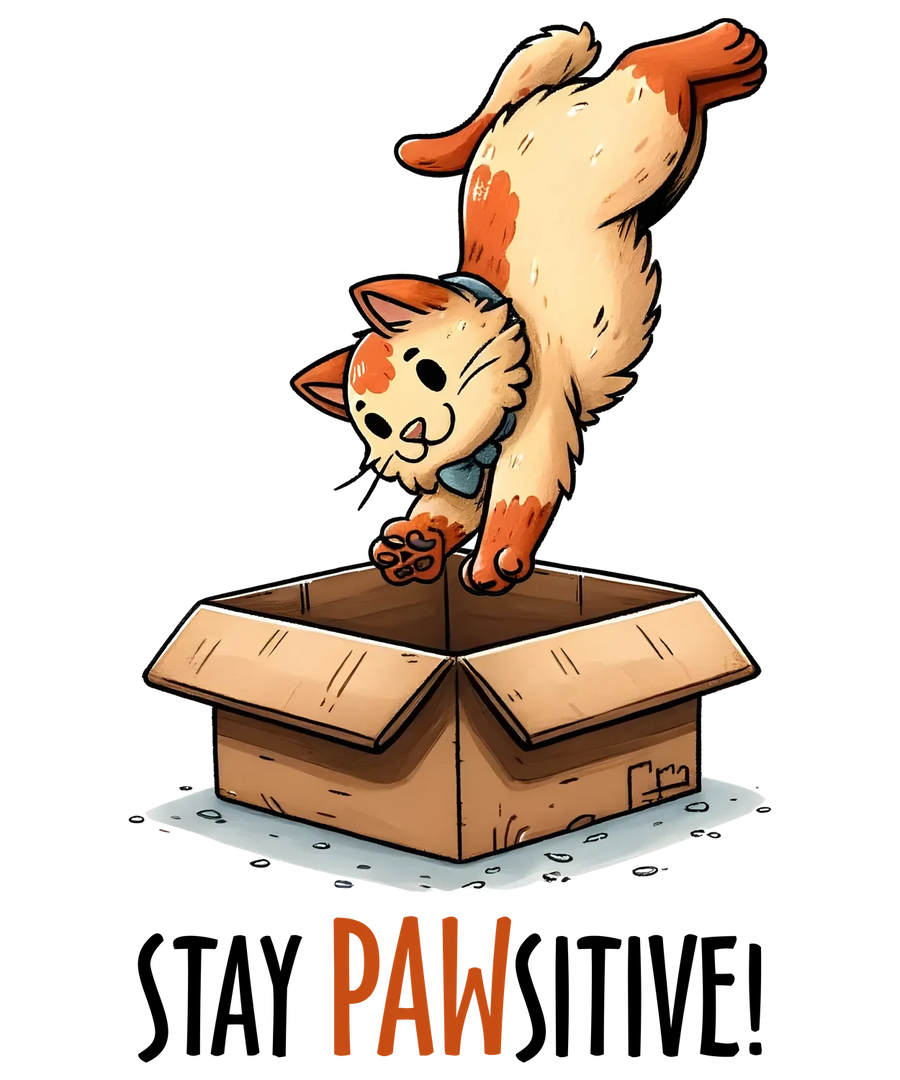 Katzenpfote DTF Transfer Bügelfertig
