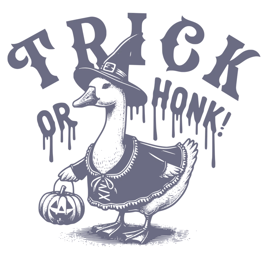 Halloween DTF Transfer Ready to Press - Trick or Honk