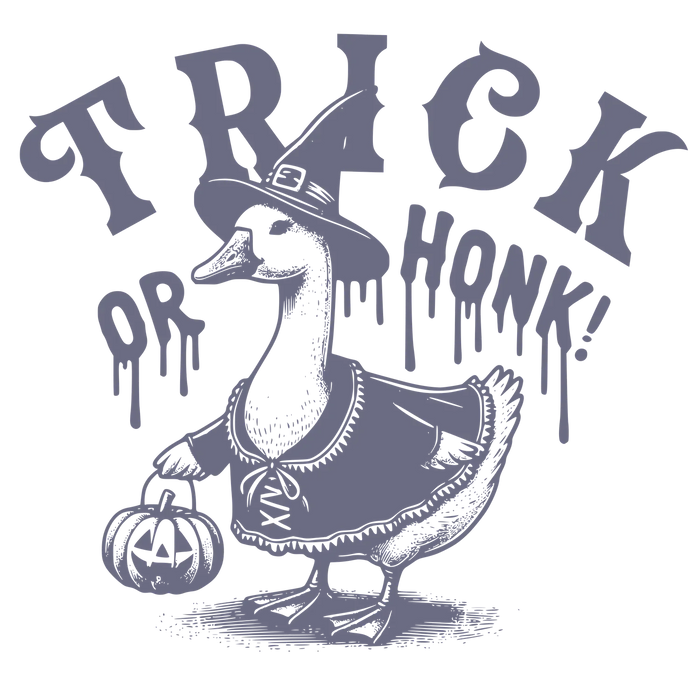 Halloween DTF Transfer zum Aufbügeln - Trick or Honk